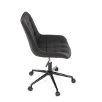 Pracovní židle, výškově nastavitelná, černá látka, KA-V3120 BK3