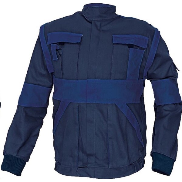Montérková bunda MAX 2v1 100% bavlna 260g/m2 navy-královská modrá 50 navy-royal