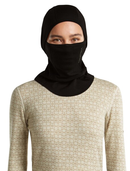 Unisex merino kukla ICEBREAKER Unisex Merino 360 RealF Element Balaclava, Black