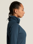 Běžecká mikina CRAFT Gain Thermal Funnelneck - modrá Velikost textilu: XL