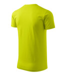 Heavy New tričko unisex limetková XL
