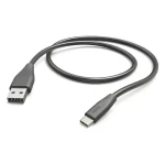 Hama černá / Datový kabel / USB-A - USB-C / 1,5 m / 480 Mbit/s (00201595)