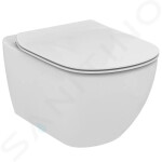 GEBERIT - Kombifix Modul pro závěsné WC s tlačítkem Sigma01, matný chrom + Ideal Standard Tesi - WC a sedátko, Aquablade, SoftClose 110.302.00.5 NU3