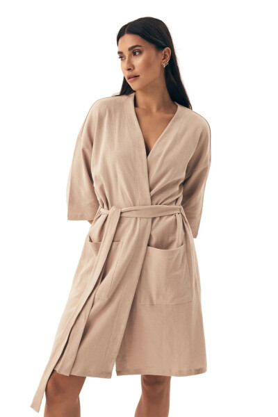 Dámský župan 42779 Nilsa béžový - HENDERSON S