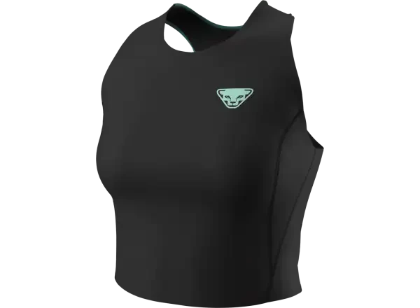Dynafit Trail Crop Top dámské triko bez rukávů Black Out vel. L