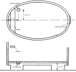 Interiérová ochlazovací káď KAMBALA 130x79cm