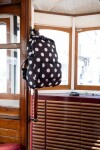 Skládací batoh Reisenthel Mini Maxi Rucksack Dots white