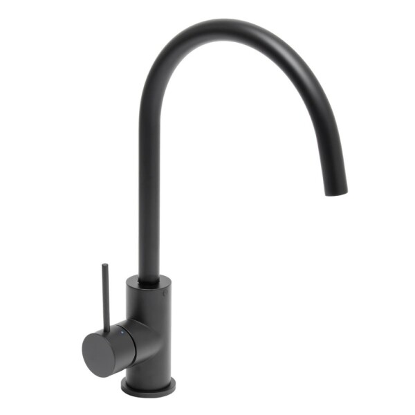 Dřezová baterie SAT Aurum s otočným ramínkem černá matná SATBAUR280C SATBAUR280C