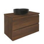 Koupelnová skříňka s krycí deskou SAT B-Way 79x50x45 cm ořech mat BWAY280NUTDESK BWAY280NUTDESK