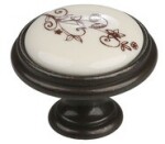 Tulip Nábytková knopka porcelánová Margarita ostatní (288814)