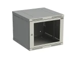 Solarix SENSA-9U-66-11-G rozvaděč nástěnný 9U 600mm / dveře sklo / RAL 7035 (83000283)