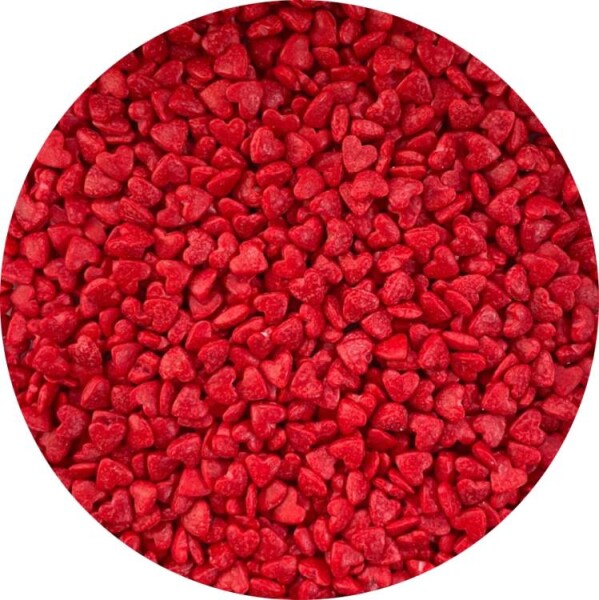 Dortisimo 4Cake Cukrová srdíčka červená (80 g) Besky edice