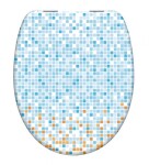 Schütte MOSAIK BLAU-ORANGE | Duroplast, Soft Close 9002560799265