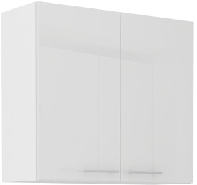 Horní skříňka Lara 80 G-72 2F Barva korpusu: Bílá, Barva dvířek: Bílý lesk