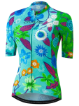 Cyklodres CYCOLOGY Aloha Aqua Reborn, dámský, krátký rukáv (Motiv Aloha Aqua, velikost S)