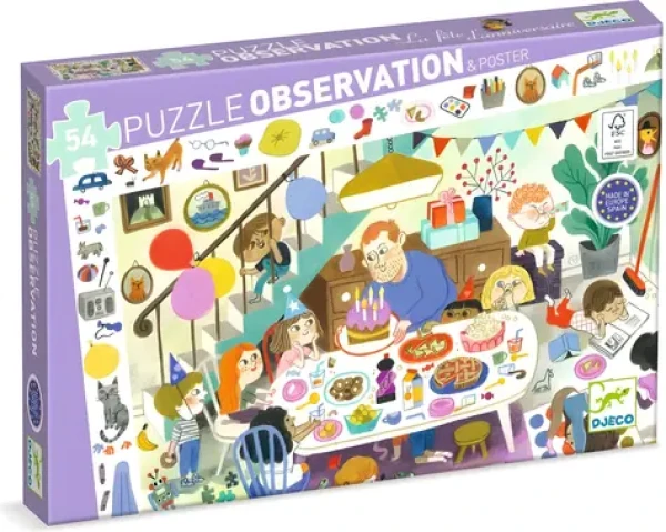 DJECO Puzzle Observation: Narozeninová party