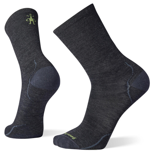 Unisex merino městské ponožky SMARTWOOL Everyday Anchor Line Crew Socks, Charcoal velikost: 34-37 (S)