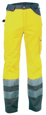 Reflexní pracovní kalhoty COFRA LIGHT žlutá velikost 64 (CALIGHT_00_64-B)