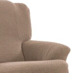 Super strečové potahy NIAGARA oříšková křeslo (š. 70 - 110 cm)