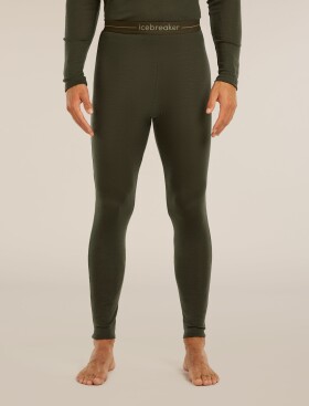 Pánské merino spodky ICEBREAKER Mens 175 Everyday Leggings, Dark Loden velikost: XXL