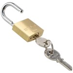 Zámek visací, mosazný A, 50 mm, STALCO