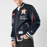 New Era Pánská bunda Houston Astros MLB Alpha Industries MA-1 Bomberjacke Velikost: M