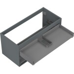 MEXEN - Box-A skříňka pro umyvadlo 100, 2 zásuvky, grafit mat 91AX0-1000-470-2-66