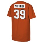 Outerstuff Dětské tričko Matvei Michkov #39 Philadelphia Flyers NHL Flat Name & Number Short Sleeve Cotton Velikost: Dětské L (158 – 164)