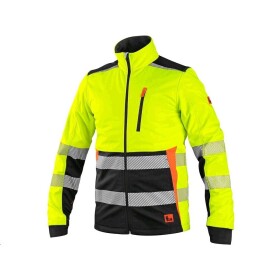 CXS Canis CXS Bunda BENSON výstražná softshell žluto-černá b1/10 - CN-1117-001-160