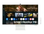 32" Samsung Smart M8 M80F bílá / Smart monitor / VA / 3840x2160 / 4ms / 400 cd/m2 / HDR10+ / HDMI / Wi-Fi 5 / Tizen (LS32FM801UUXDU)