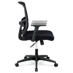 Kancelářská židle, houpací mechanismus, černá síťovina, KA-B1012 BK