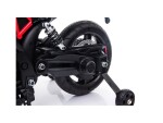 Mamido Dětská elektrická motorka Aprilia černo-červená