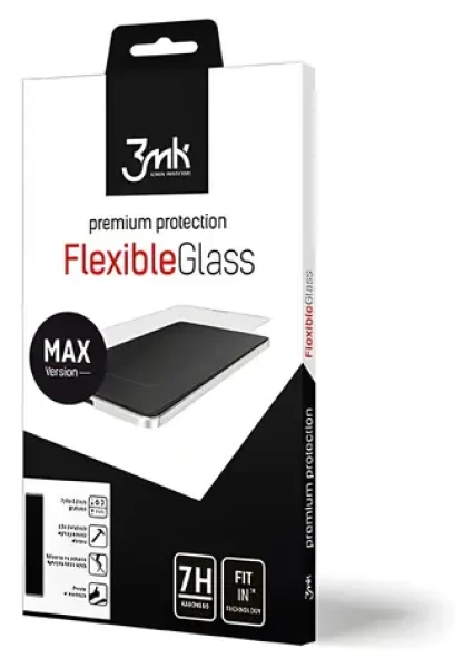 3mk FlexibleGlass Max pro Huawei P10 Lite zlatá / Hybridní sklo / tvrdost 7H / tloušťka 0,2 mm
