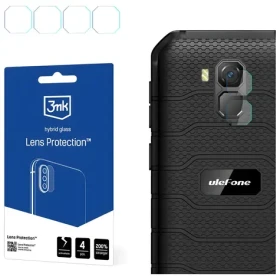 3mk Lens Protection Ulefone Armor X7 Pro / Ochranné sklo na fotoaparát / Hybridní / 4 ks