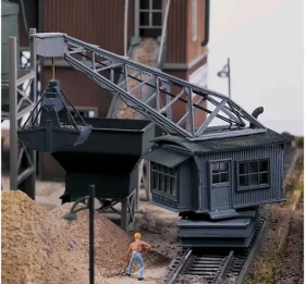 Piko 61126 Authentic Edition - Kolejový jeřáb pískovny E. Blum