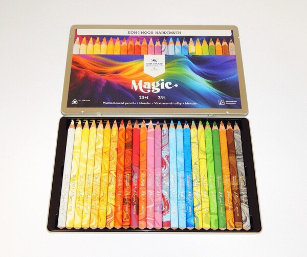 Koh-i-noor vícebarevné tužky MAGIC 23+1 ks