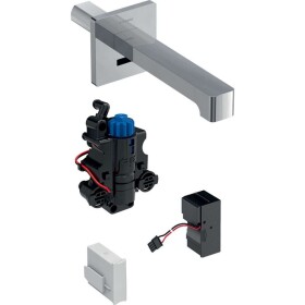 GEBERIT - Brenta Termostatická elektronická umyvadlová baterie pod omítku, síťové napájení, easy to clean, chrom 116.297.21.1