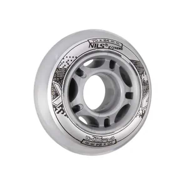NILS Extreme PU 70x24 Kolečka čiré (4ks) (5907695515817)