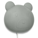 LIEWOOD Nástěnná noční lampa Vega Mr Bear dove blue, modrá barva, plast