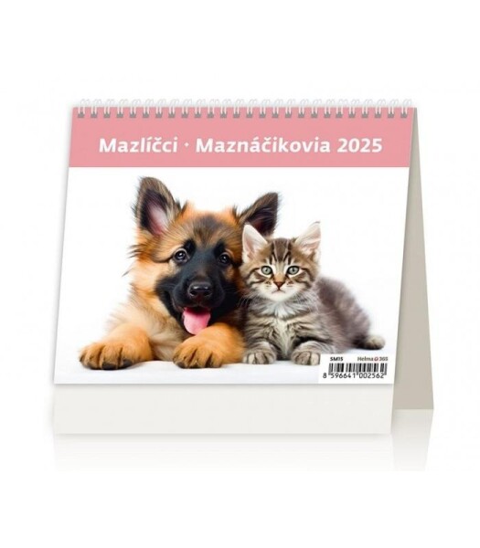 Kalendář stolní 2025 Mazlíčci