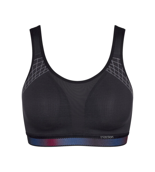 Dámská podprsenka Triaction Cardio Flow N01 EX - BLACK - černá 0004 - TRIUMPH BLACK 80G