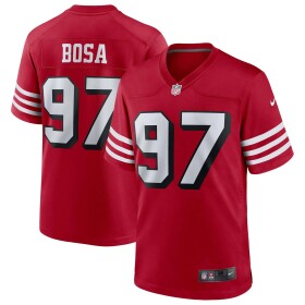 Nike Pánský dres San Francisco 49ers NFL Nick Bosa #97 Game Alternate Velikost: S
