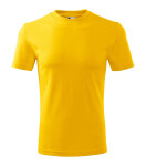 Classic tričko unisex žlutá 3XL