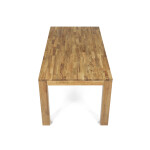 Jídelní stůl 180x90x75, masiv dub bílý, povrchová úprava olejem, nohy 10x10 cm