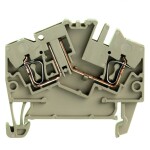 Weidmüller 1779020000 zkušební oddělovací řadová svorka pružinová svorka Tmavě béžová 100 ks