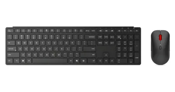 Lenovo Multi-Mode Pro Combo 6000 černá / Klávesnice a myš / Bezdrátová / Bluetooth 5.4 / US layout (4X31S04848)