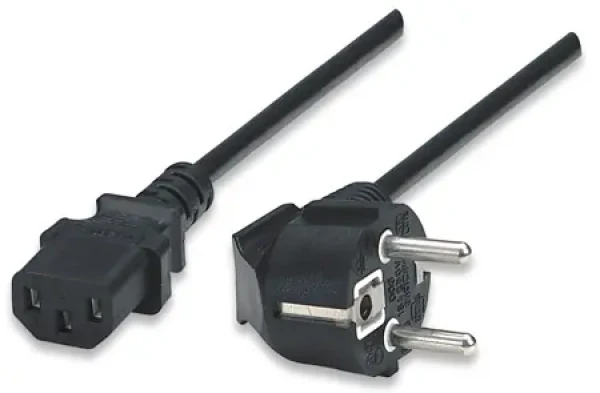 Manhattan kabel napájecí pro monitor / C13F-zásuvka / 1.8m (300148)