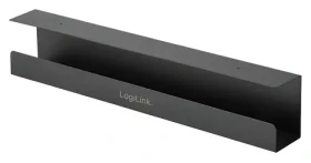 LogiLink KAB0070 černá / Kabelový žlab pod stůl / kov / nosnost 5 kg / 60 cm (KAB0070)