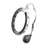 HMS HHM15 Masážní hula hoop se závažím. magnety a počítadlem černá (5907695558210)
