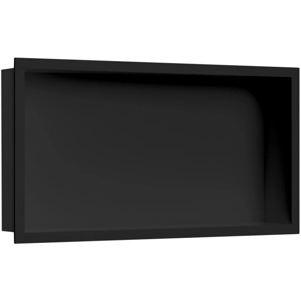 CERANO - Zápustná polička/nika s okrajem do obkladu - černá matná - 60x30x10 CER-417464
